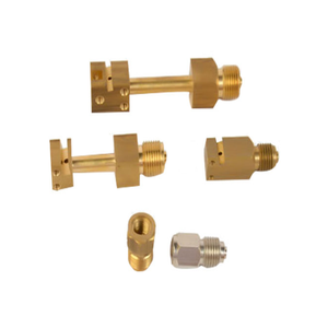 Pièces de manomètre en laiton, composants de précision durables pour manomètres, applications d'instruments industriels - Product Image 1