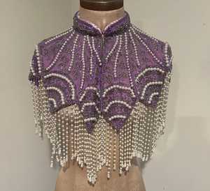 Nuevo Poncho de Fiesta de Noche para Mujer, Talla Grande, con Lentejuelas y Flecos Largos Brillantes, Dorado, para Otoño - Product Image 2