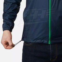 Chaqueta Cortavientos con Capucha para Hombre, Invierno, Impermeable, Transpirable, Secado Rápido, Forro de Nailon/Poliéster, Venta al Por Mayor
