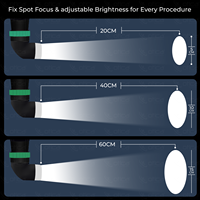 Lampe frontale dentaire sans fil OTICA à LED, luminosité réglable, pour examen chirurgical, avec loupes binoculaires, certifiée CE, éclairage chirurgical