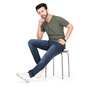 Jeans Personalizados para Hombre de Alta Calidad, Pantalones Lavados a la Moda, Jeans Rectos Más Vendidos, con Logotipo Personalizado OEM - Product Image 4