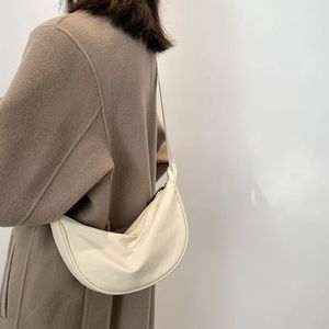 Wholesale Nylon Lightweight Women's Underarm <b>Small</b> Crossbody Bag Simple Canvas Shoulder Bag - Product Image 2