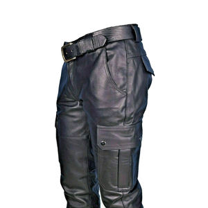 Pantalons en cuir pour hommes de haute qualité, vente en gros, qualité supérieure, décontractés, confortables, respirants, dernière arrivée, sur mesure - Product Image 4