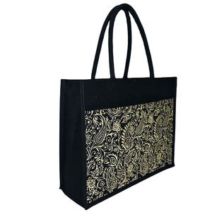 Sac fourre-tout en toile avec poche avant partout, joli sac de novation d'impression à la mode, produit de haute qualité bon marché fabriqué en Inde - Product Image 5