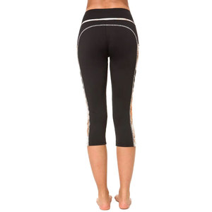 Leggings capri sexy taille haute pour femmes, pantalons de yoga personnalisés, leggings à coutures, vêtements de sport sexy, couleurs et designs variés. - Product Image 4