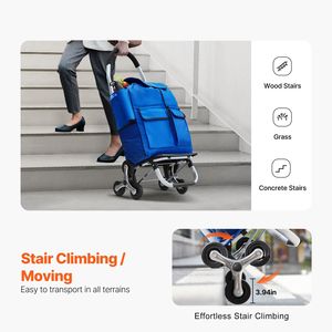 Carrello spesa pieghevole a 6 ruote con funzione di salita scale - Capacità 36L - Product Image 2