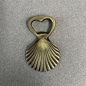 Handmade Seashell Bottle Opener Decorative Coastal Bar <b>Tool</b> for Beverage Opening and Beach <b>House</b> Styling - Product Image 1