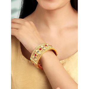 Pulseras de Aleación Chapadas en Oro con Patrón Animal, Conjunto de Joyería Étnica para Boda para Mujer - Product Image 2