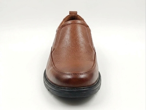 Mocassins en cuir véritable marron pour homme, avec semelle intermédiaire en EVA rembourrée, semelle extérieure en caoutchouc antidérapante, pour le bureau, la carrière, toutes saisons - Product Image 3
