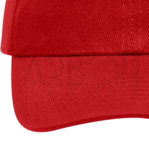 Bon Fournisseur, Service OEM ODM, Confortable, Meilleur Prix, Nouveauté, Logo Personnalisé, Casquettes de Sport 6 Panneaux en Coton Premium Rouge Réglables - Product Image 5
