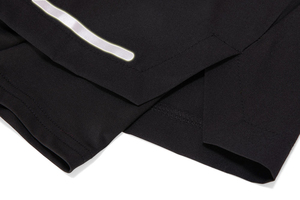 Pantalones cortos de running 2 en 1 para hombre, de algodón jersey, cintura elástica con cordón, bolsillos, tela transpirable de secado rápido, servicio OEM al por mayor - Product Image 5