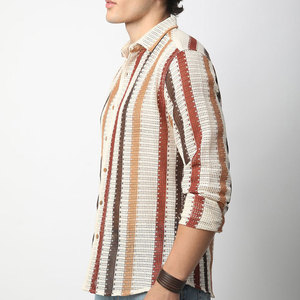 เสื้อเชิ้ตแขนยาวผ้าฟลานเนลสีเข้มสไตล์ลำลองสำหรับฤดูใบไม้ร่วง ระบายอากาศได้ดี แห้งเร็ว เป็นมิตรกับสิ่งแวดล้อม ผลิตจากโพลีเอสเตอร์/สแปนเด็กซ์ เหมาะสำหรับเล่นกีฬา - Product Image 2