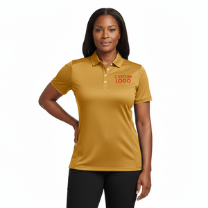 Nuevas Camisetas Polo Unisex con Logotipo Personalizado de Moda para Hombre y Mujer, Camiseta Polo de Golf Cómoda de Tela de Poliéster para Hombre y Mujer - Product Image 2
