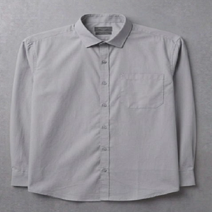 Men's Solid Colour Long Sleeve Shirt 100% Cotton Poplin Turn-down Collar Anti-Wrinkle Smart Casual Full Sleeve - Product Image 5