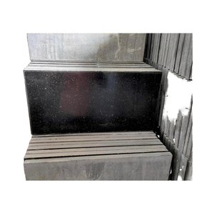 Granite Galaxy noir poli moderne, dalle polie et affinée pour plan de travail de cuisine, décoration intérieure, dessus de meuble-lavabo, revêtement de sol - Product Image 1