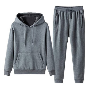 Conjunto Deportivo de Invierno para Hombre, Cómodo y Ligero, de Moda, Corte Ajustado, Color Sólido, para Ropa Urbana - Product Image 1