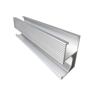 Rail de montage en aluminium anodisé VNTECH GLOBAL Solar de haute qualité 26x52mm AL6005-T6 pour système de support de panneaux solaires sur toit