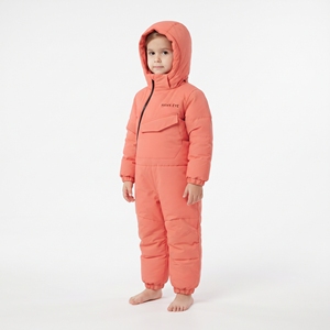 Traje de Nieve con Capucha Rosa para Bebés Niñas, Mono Impermeable de Invierno, Ropa Exterior para Bebés - Product Image 6