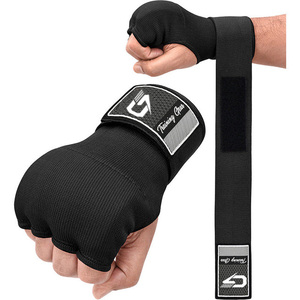 Gants d'entraînement de boxe personnalisés à demi-doigts avec sangle élastique pour le poignet, marque privée OEM, respirants, pour la protection des mains - Product Image 4