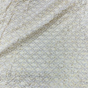 Tissu brodé de luxe en promotion pour robes de mariée, tenues de soirée et occasions spéciales, disponible au prix d'usine - Product Image 3