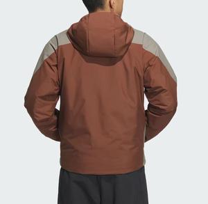 เสื้อแจ็คเก็ตบอมเบอร์มีฮู้ดลายพรางสีน้ำตาลแบบยูนิเซ็กซ์ ผ้าคอร์ดูรอย กันลม ปิดด้วยซิป สวมใส่สบายๆ ในฤดูใบไม้ร่วง ทำจากโพลีเอสเตอร์ ทรงปกติ - Product Image 3
