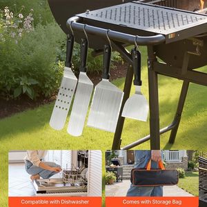 Accessorio per Barbecue all'Aperto Teppanyaki, Utensile per Griglia Piatta per una Cottura Pratica ed Elegante - Product Image 4