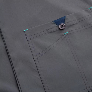 New Fashion Custom Made OEM Short Sleeve Men Medical <b>Scrub</b> <b>Top</b> Stretchy Fabric Custom Logo Color and Size Men <b>Scrub</b> <b>Tops</b> - Product Image 6