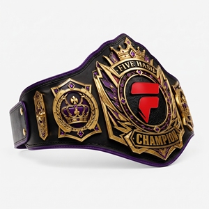 Ceinture de championnat de lutte et de boxe, ceinture de récompense de lutte de qualité supérieure, design de plaque métallique de haute qualité, professionnelle - Product Image 3
