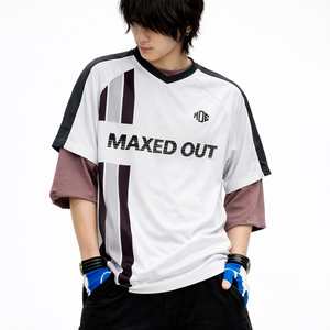 Vêtements de sport OEM pour hommes, acceptant les designs personnalisés, vêtements de football américain, vêtements de sport imprimés à manches courtes, séchage rapide, 100% polyester, vêtements de sport unisexes - Product Image 3