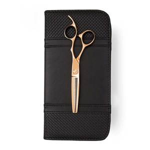 Ciseaux de coiffure professionnels texturisants Rose Gold Mountain, qualité salon premium, en acier inoxydable, outils de barbier - Product Image 1