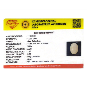 Ethiopian Opal Oval Cabochon 5.15 Carat Natural Loose Gemstone for Fine Jewelry - Product Image 4