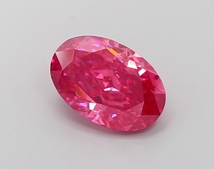 Diamant rose fantaisie vif ovale de 2,03 carats, cultivé en laboratoire, CVD, clarté VS2, excellente taille, diamant rose éthique non monté pour bijoux - Product Image 6
