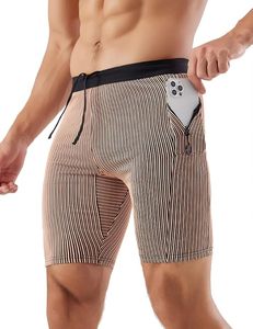 Wholesale OEM Custom Logo <b>Men's</b> Performance <b>Compression</b> Workout <b>Shorts</b> Tight Gym Athletic Biker <b>Shorts</b> Drawstring Knitted Casual - Product Image 6