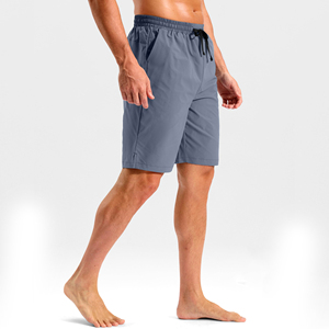 Quick Dry Beach Shorts <b>Men's</b> Solid Color Mid Waist Shorts Shorts for <b>Men</b> Woven Polyester Elastic Closure Swim <b>Trunks</b> Shorts - Product Image 3