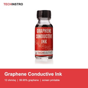 Encre de graphène 100 mesh 2-3 couches pour stylo pinceau et revêtement par pulvérisation sur papier PET, verre et tissu - Product Image 2