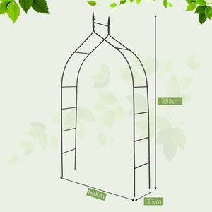 Arco Gotico in Acciaio di Alta Qualità, 8 Piedi e 4 Pollici, Stile Gotico per Pergola, Gazebo o Padiglione - Product Image 6