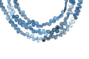 100% llegada Natural musgo aguamarina facetada cuentas en forma de corazón aguamarina briolette musgo aguamarina para la fabricación de joyas - Product Image 2