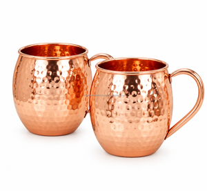 Juego de 2 Tazas de Cobre Martillado para Cerveza de Jengibre y Moscow Mule, Precio de Fábrica - Product Image 2