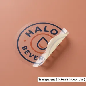 Custom Waterproof <b>Vinyl</b> Self <b>Adhesive</b> Scallop Stickers with UV Printing for Packaging & Gift Labels - Product Image 5