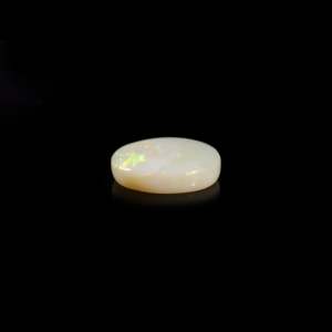 Natural Rainbow Cat's Eye Opal Cabochon 11.24 Ct Loose Gemstone 20mm - Product Image 3