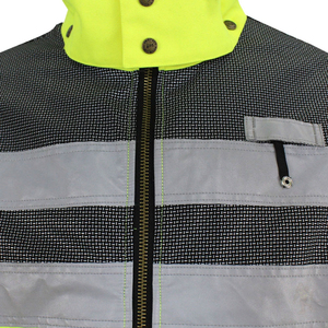 Veste de sécurité unisexe réfléchissante et résistante aux acides en coton de haute qualité, personnalisable, haute visibilité, pour le travail, l'hiver, la construction, vente en gros - Product Image 6
