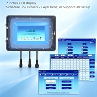 Sistema de Control de Iluminación Inteligente, Dimmer 0-10V/Triac 100-230V, Ecológico, Control Remoto, 1-6 Canales, Sistema de Iluminación para Aves de Corral