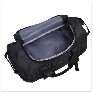 Premium Black Tactical Sport Duffle Bag Large Capacity Waterproof Oxford Training Bag with Reinforced Webbing and Padded - Product Image 2