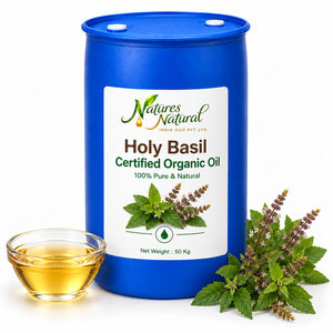 Huile Essentielle de Basilic Sacré Biologique Certifié (Sucré) Ocimum Basilicum 100% Pure Certifiée GMP Cosmétiques Naturels Soins de la Peau Soins des Cheveux - Product Image 5