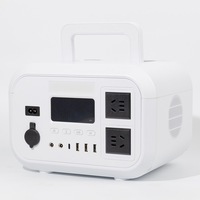 Centrale Électrique Portable Haute Qualité 600W Batterie LiFePO4 576Wh Rechargeable par Panneau Solaire pour Camping Extérieur Maison VR Allume-Cigare Pur