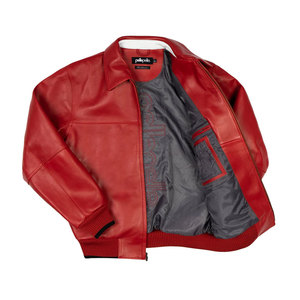 Chaqueta de Invierno Personalizada con Forro de Cuero Puro, Precio de Fábrica, Cuero de Cordero Pakistaní, Venta al Por Mayor, Moda Masculina, Negra, Marca Personalizada - Product Image 6