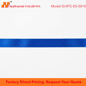 Cinta de satén azul de doble cara de 12 mm para envolver regalos, manualidades, decoración, costura, lazos para el cabello, embalaje, tarjetas, bricolaje, rollos, invitaciones - Product Image 6