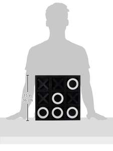 Juego de Tic Tac Toe de Madera, Clásico Juego de Mesa de Cruces y Ojos, Hecho a Mano, Juego de Estrategia de Madera para Niños y Adultos - Product Image 3