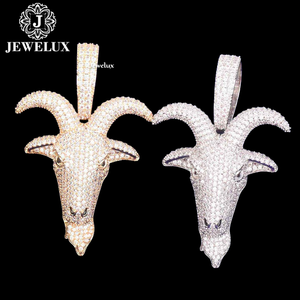 Colgante de Plata 925 de Primera Calidad, Estilo Hip Hop, Joyería de Lujo de Moda, Precio de Exportación Disponible - Product Image 2