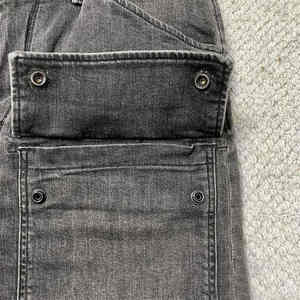 Shorts en jean classiques pour hommes personnalisables avec logo, décontractés, respirants, séchage rapide, déchirés, taille mi-haute, coupe droite - Product Image 4